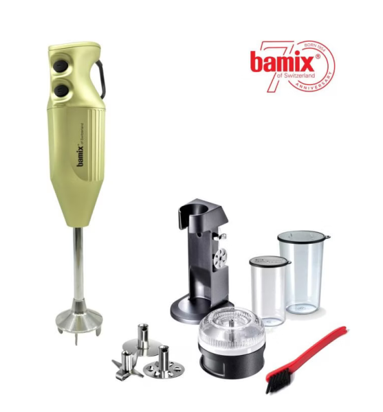 Bamix Stabmixer M200 JUBILEE EDITION C, olive satiniert